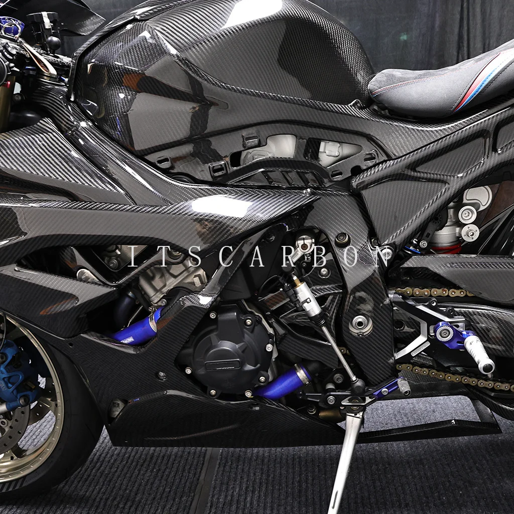 For BMW S1000RR M1000RR 2023 2024 Pure Dry Carbon Fiber Fairing Kit Motorcycle Bodywork Aero Parts view 5