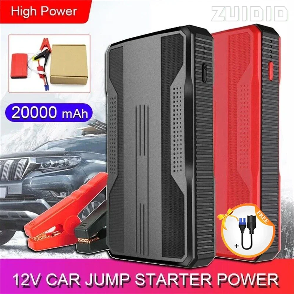 

20000mAh Car Jump Starter Device Portable Car Battery Booster Charger Booster Power Bank Starting Device New Articles For Cars