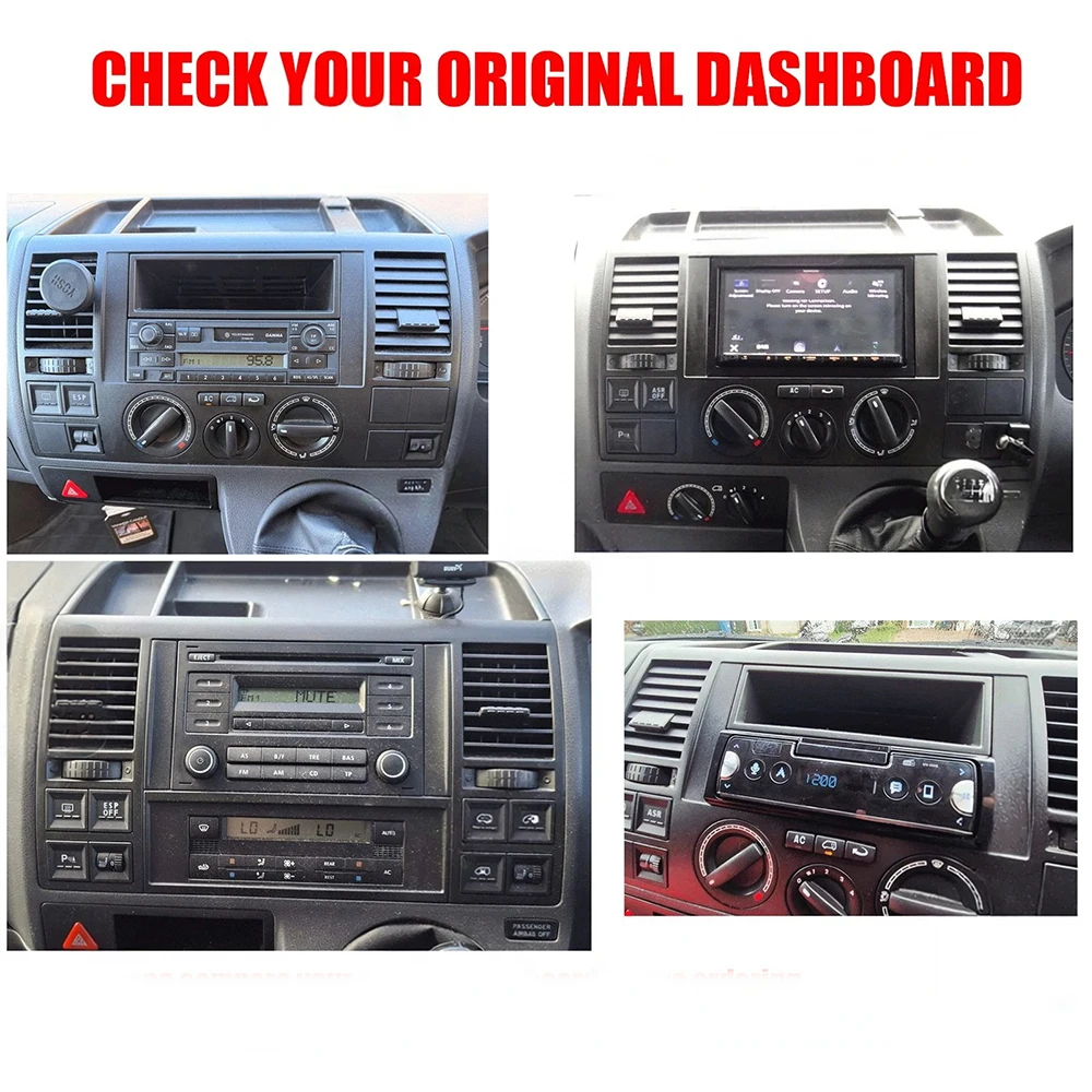 7''  For VW Caravelle T5 2004-2009 Car Radio Android GPS Navi Head Unit Carplay Apple Android Bluetooth Camera Google Map Stereo