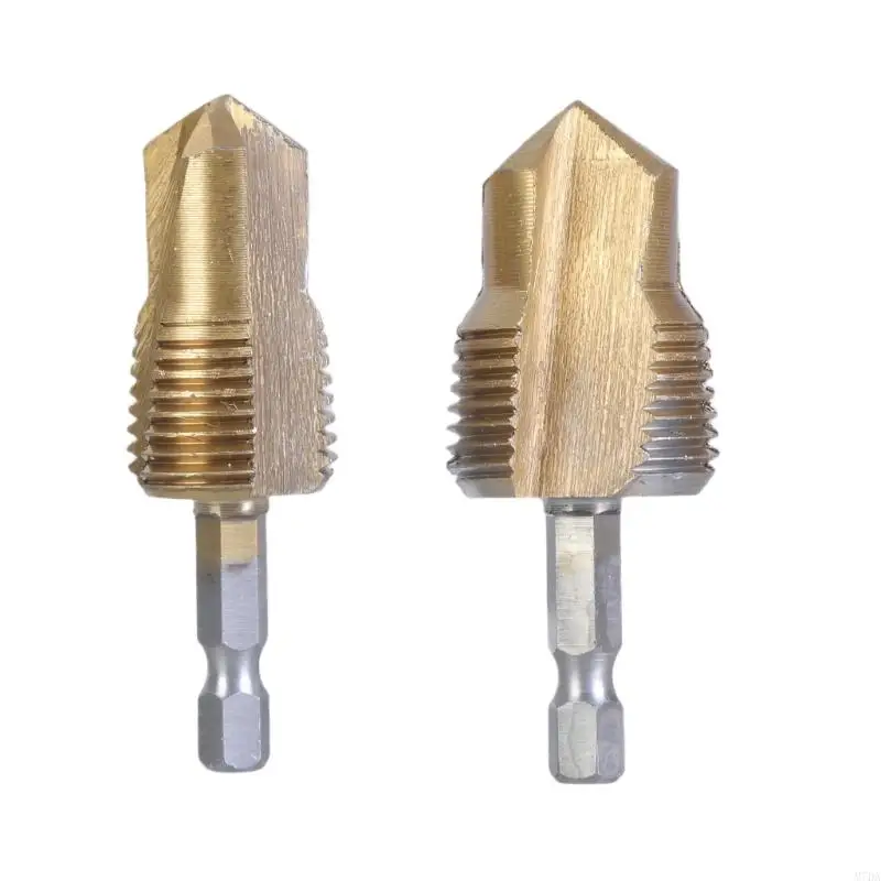 M7DA 2PCS Effiziente Rohrbohrer -Bohrer -Bits für DIY und professionelle Verwendung