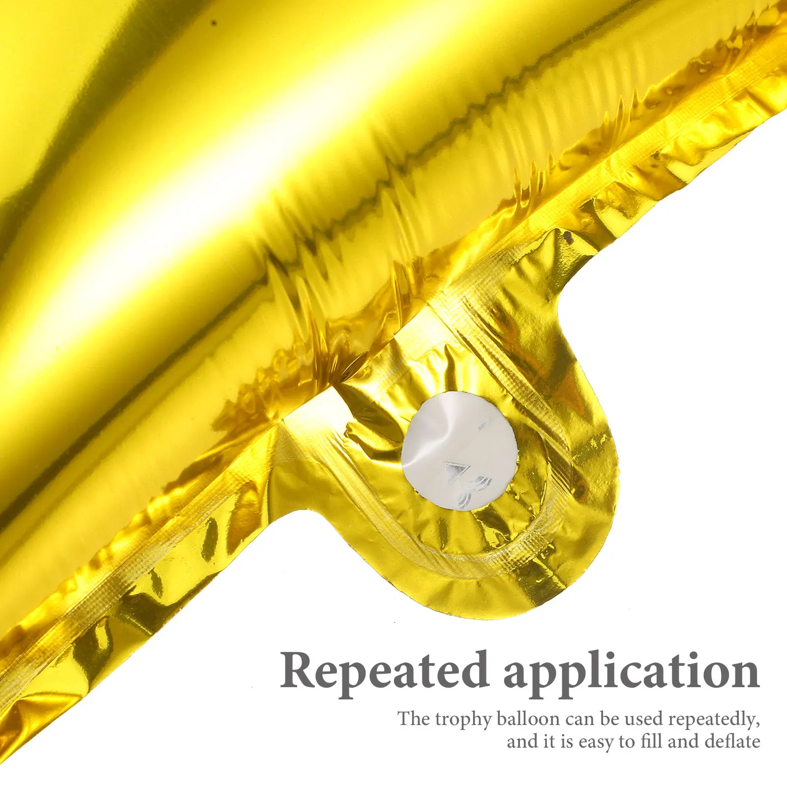 

3pcs Trophy Balloon Graduation Decor Aluminum Foil Congrats For Party Champion Foil Balloons Gold Grad Decorations Reusable