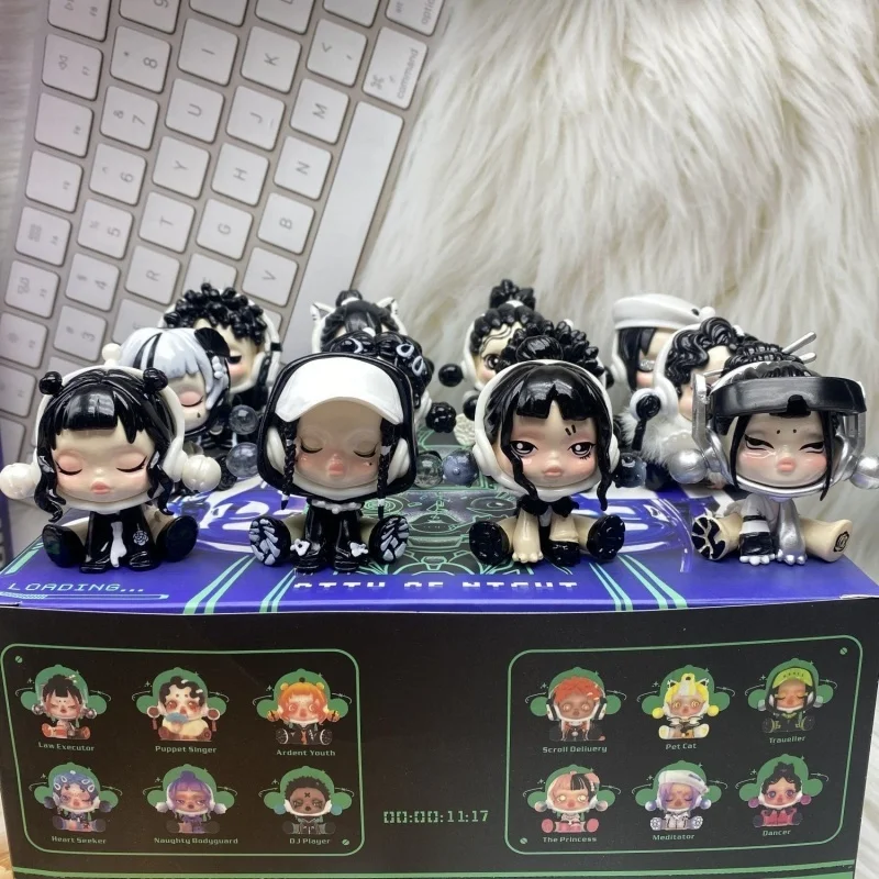 

In Stock Exclusive Black White New Skullpanda Sp Night City Series Mystery Box Model Toys Doll Cute Anime Figure Blind Box Gift