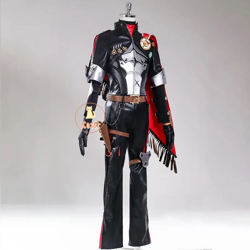 Honkai 스타 레일 Boothill 코스프레 의상 가발 유니폼 귀걸이 모자 망토 갤럭시 레인저 할로윈 파티 여성용 남성용 Prop iCoser