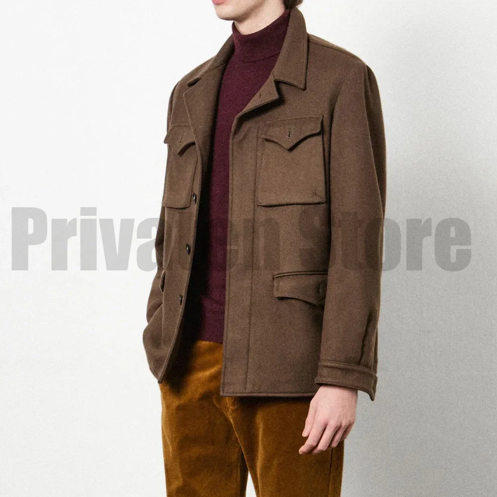 

Men's Woolen Coat New Jackets for Suit Elegant Man Suit Top Suits Costumes New in Suits & Blazers Elegant Mens Coats Male Winter