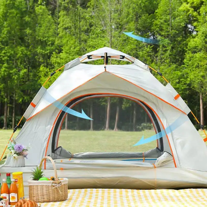 

All-Weather Outdoor Tent, Waterproof Windproof Portable Camping Tent, UV Protection Lightweight Shelter for Hiking