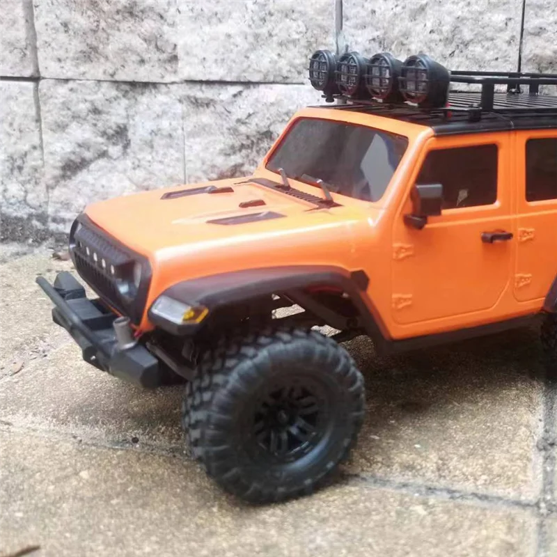 

Superior Quality-Universal Roof Racks Luggage Carrier Car Frame With LED Light For 1/18 C8801 RC Crawler Car Parts