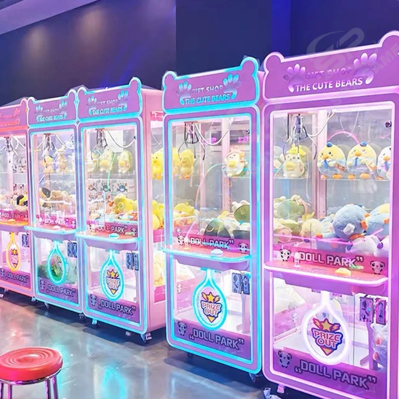 Popular Crazy Toys 2 Crane Game Machine Toy Claw Grabbing Doll Machine Gifts Vending Machine