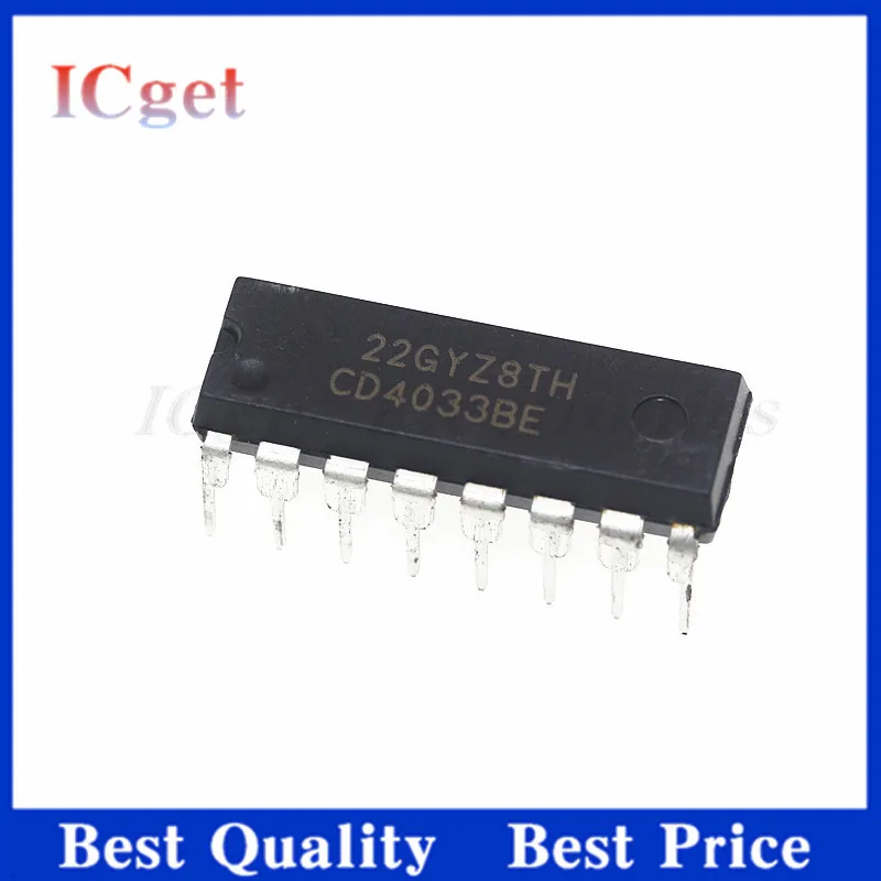 10 قطعة جديد CD4028BE CD4030BE CD4033BE BD DIP رقاقة المنطق الإدراج المباشر