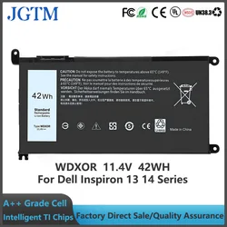 42Wh WDX0R Laptop Battery for Dell Inspiron 13 5368 5378 5379 7368 14 7460 P58F FC92N 3CRH3 T2JX4 CYMGM P69G001 0C4HCW WDXOR