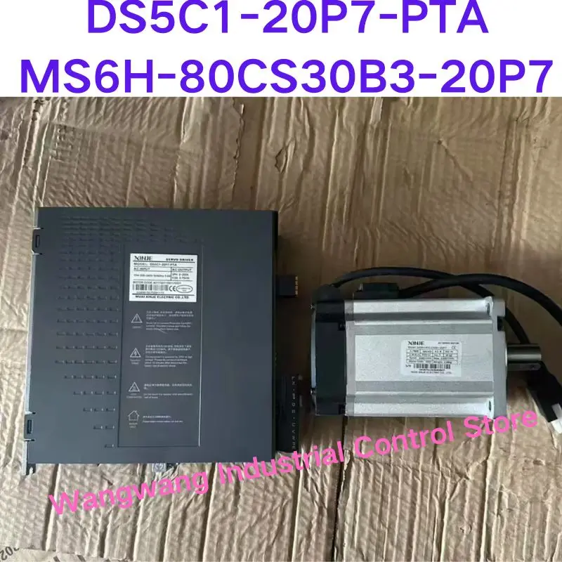 

Б/у тест ОК, сервопривод 750 Вт DS5C1-20P7-PTA, MS6H-80CS30B3-20P7