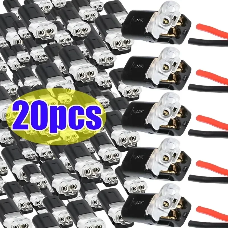 20/1pcs 2 Pin Way Plug Electrical Connector Wire Cable Automotive Strip Terminal Connection Car Waterproof Electrical Connector