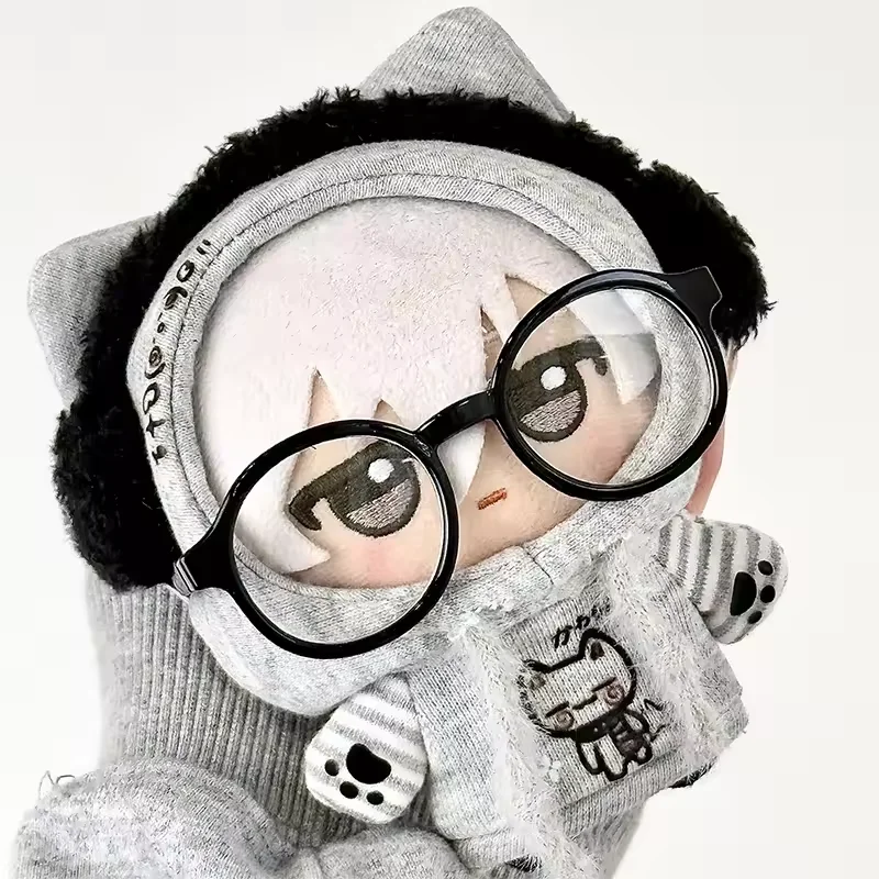 

10 см комплект плюшевой куклы, милая хлопковая кукла Nunu без атрибутов, толстовка с капюшоном, очки, аксессуары, кукла-идол, крутая одежда для парней, подарки «сделай сам»