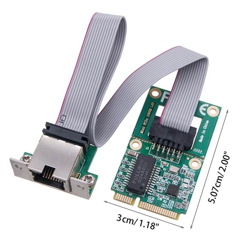 Сетевая мини-карта PCI-E, 1000 Мбит/с, Gigabit Ethernet, адаптер NIC, RTL8111F, PCI Express 10/100/1000M, RJ45 LAN