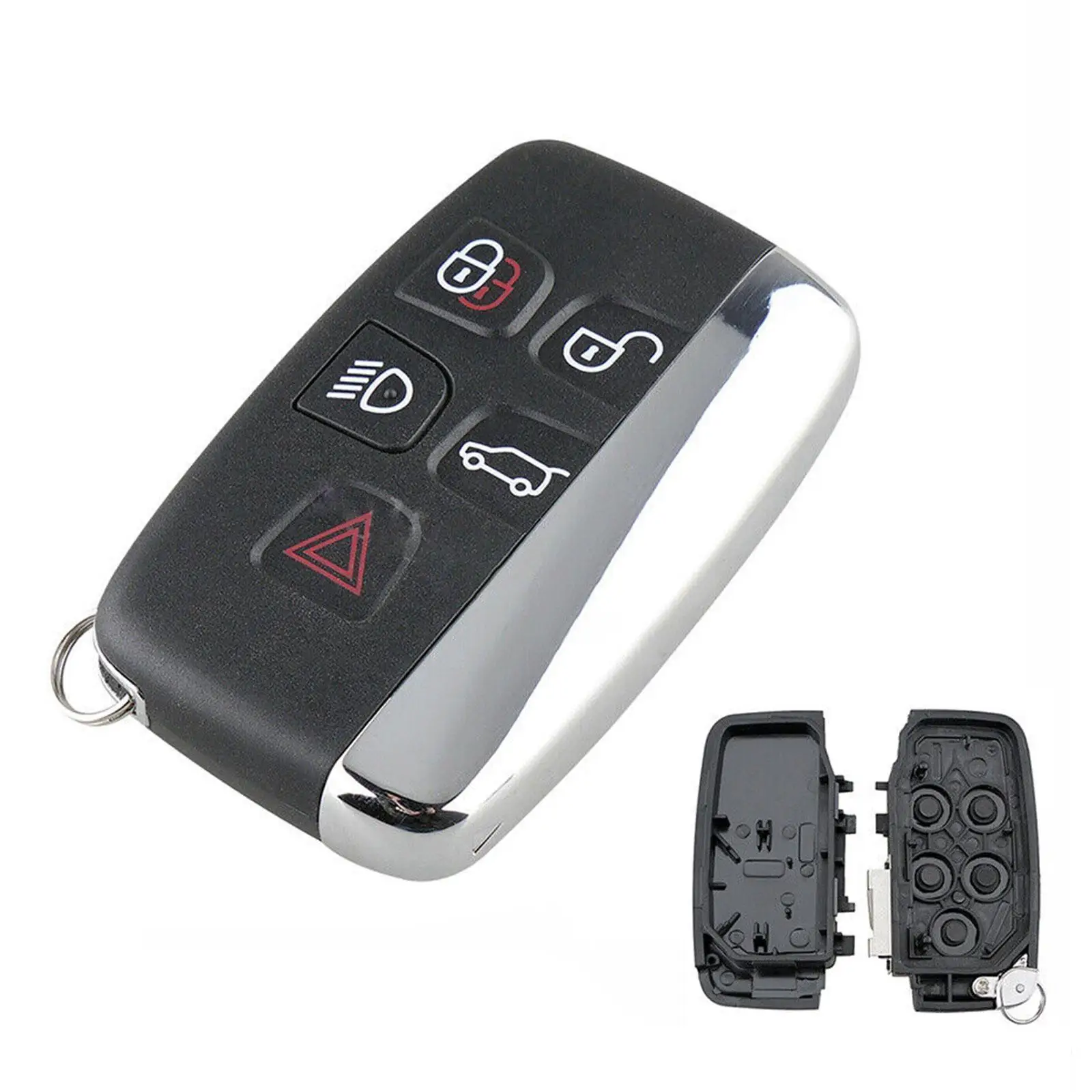 Car Remote Key Fob Replacement Case ABS Metal Sheel Cover for Land Rover Discovery For Range Sport Evoque L405 L494 L538