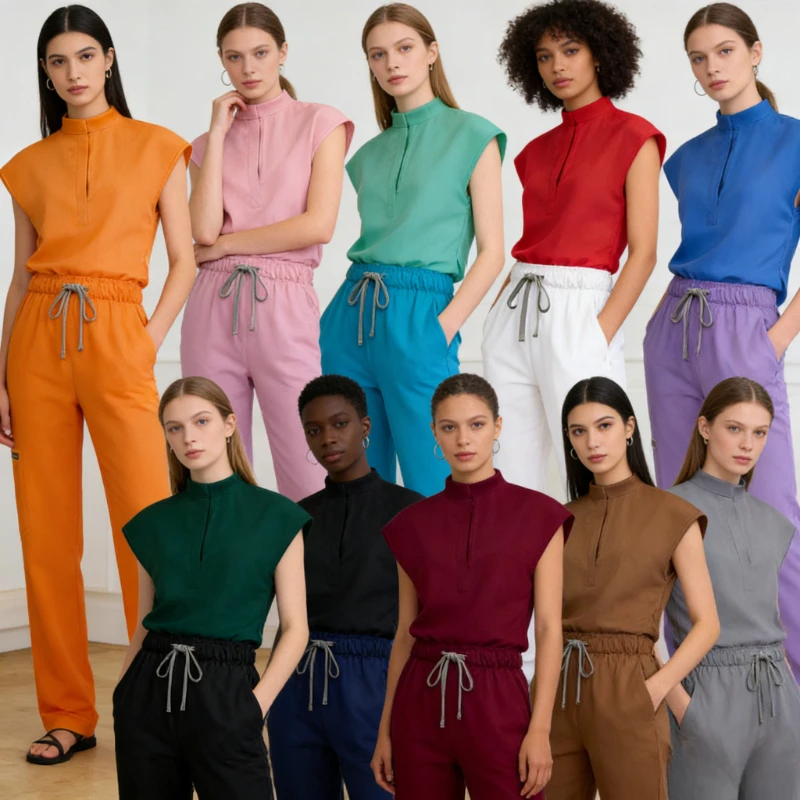 ensemble-de-blouses-medicales-unisexes-a-manches-courtes-elastiques-design-fendu-vetements-de-travail-durables-ideal-pour-les-cliniques-dentaires-les-hopitaux-les-medecins-les-infirmieres