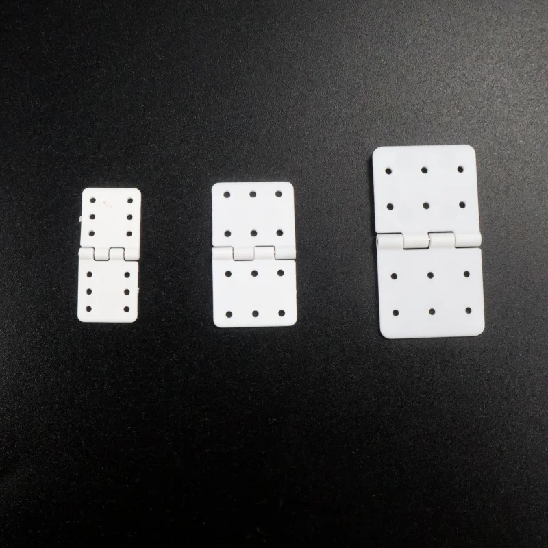 40pcs/lot Nylon & Pinned Hinge 20x36mm 16x29mm 12x24mm For RC Airplane Plane Parts Model Replacement