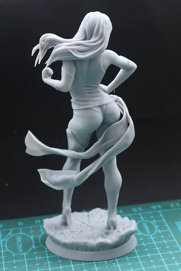 1/24 75mm 1/18 100mm Model z żywicy Super Girl Figurka niepomalowana bez koloru RW-1160