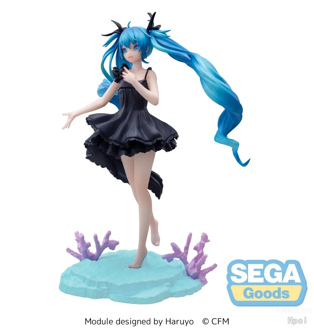 متوفر في المخزون الأصلي SEGA Luminasta Miku Diva Project MEGA 39's Miku-Deep Sea Girl دمى أنيمي أرقام اللعب الهدايا