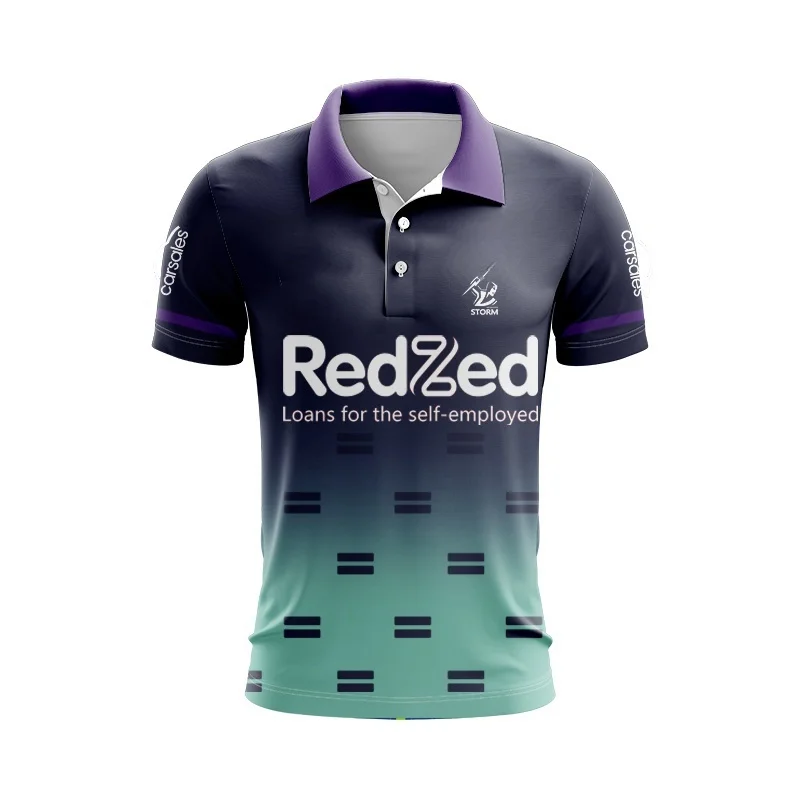 เสื้อฝึกซ้อมข้าง Melbourne Storm Ashtabula-POLO