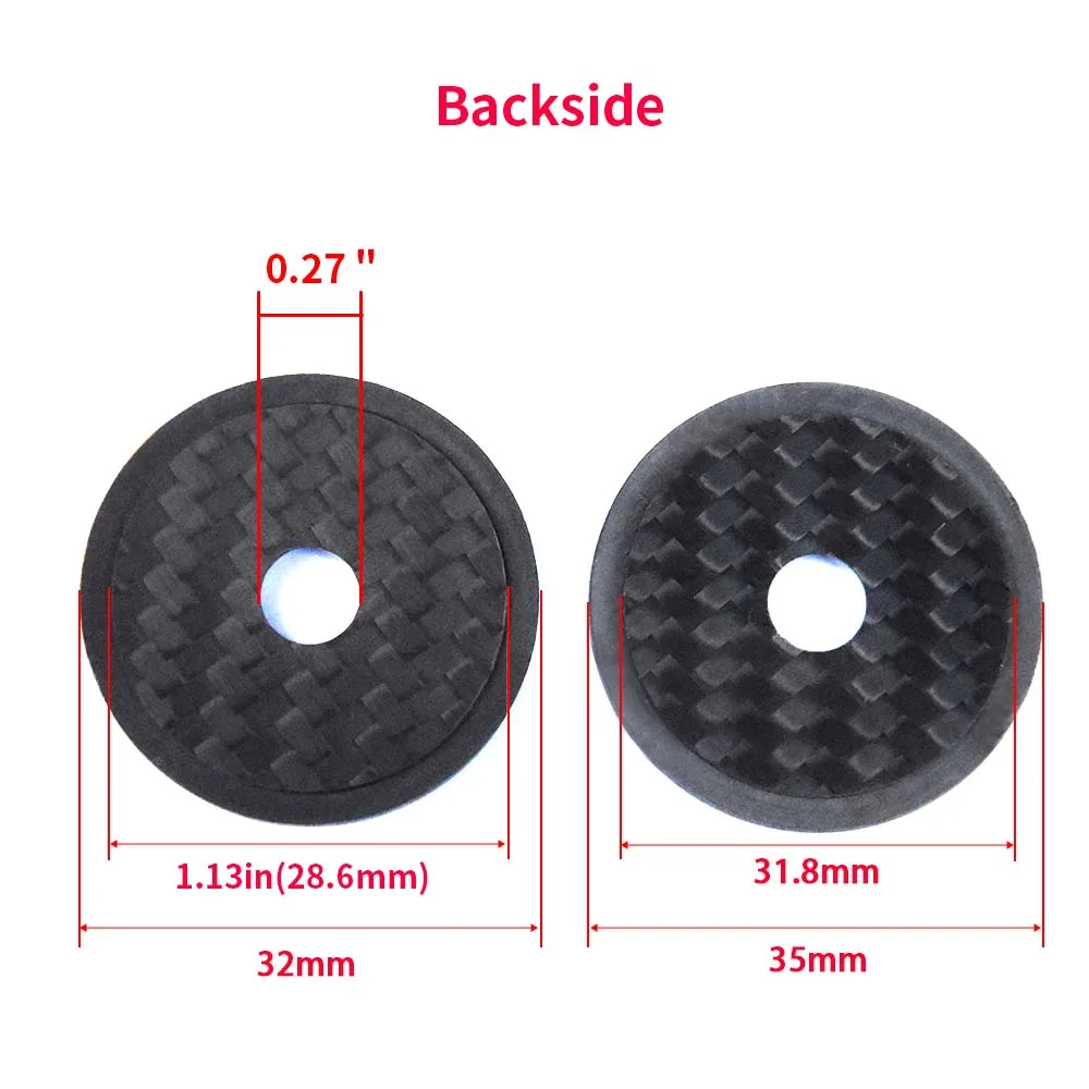 Ultraleichte Vollcarbon-Fahrrad-Vorbauabdeckung Steuersatz-Deckel für Rennrad MTB 1-1/8 Zoll Gabelrohr Kompatibles Fahrradzubehör – Detail 1