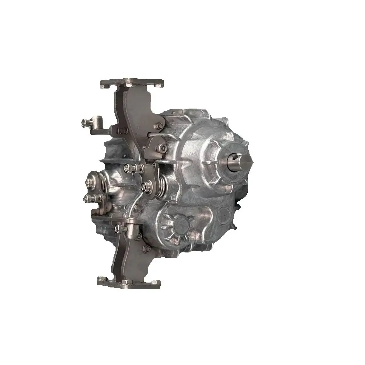 Metal Transfer Case w/ Lockable Center Diff & Drive Disconnect, F/R Drive Switch for 1/10 1/14 Crawler/Off-Road/Truck Scaleclub