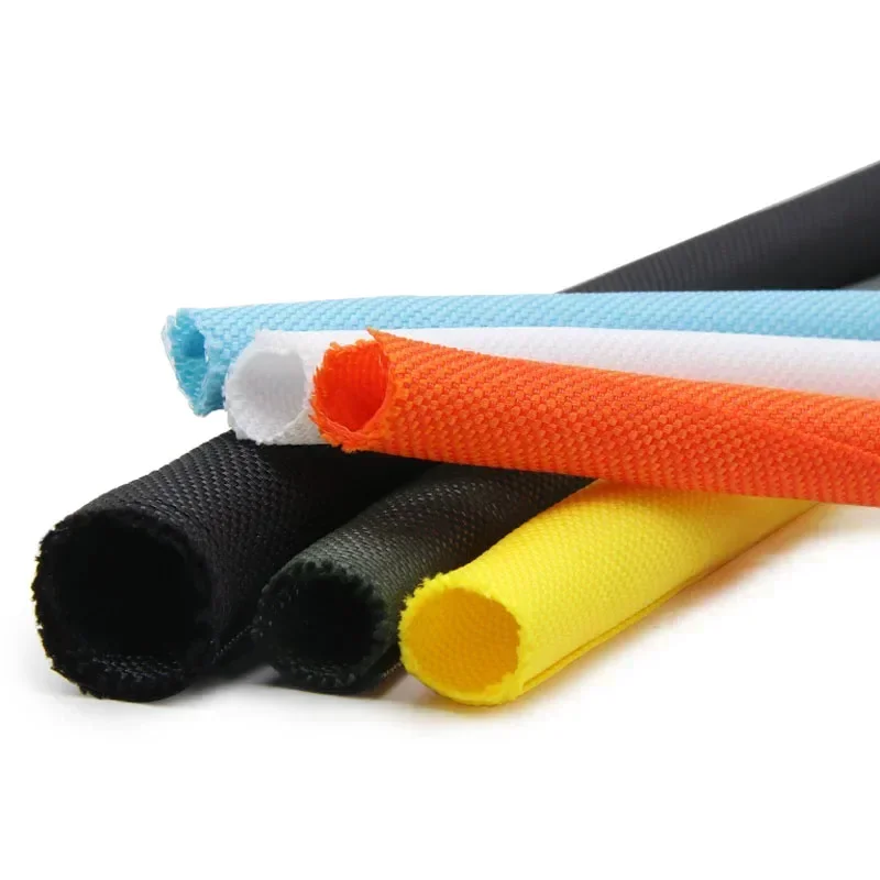 Black/White Self Closing PET Expandable Braided Sleeve Self-Closed Cable Organiser Insulated Wrap Sleeved Cable Protecter