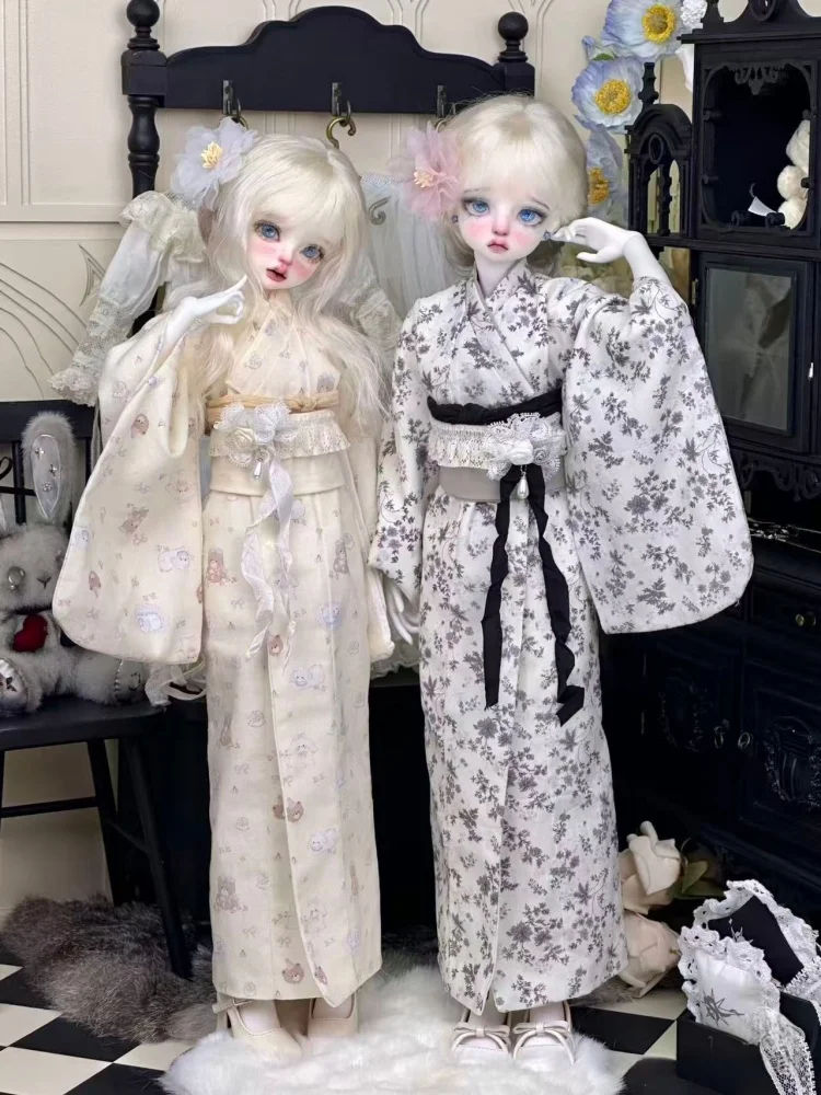 

Новое поступление, одежда для кукол BJD, аксессуары для кукол 1/4, платье для куклы-кимоно, подарок, одежда «сделай сам» (без куклы)