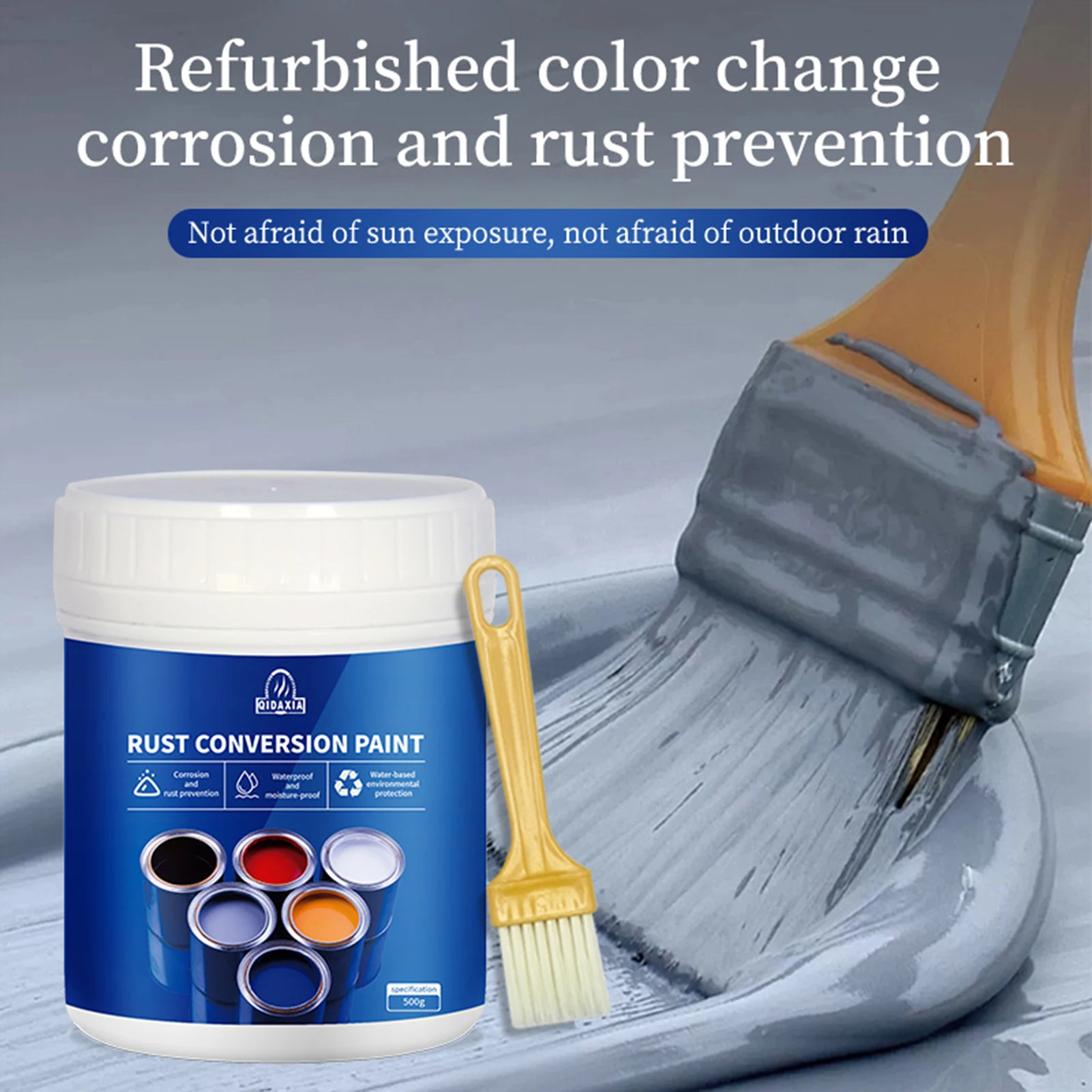 

300g Rust Converter tal Quick Drying Rust Remover with Brush tal Primer Lights and Faucets