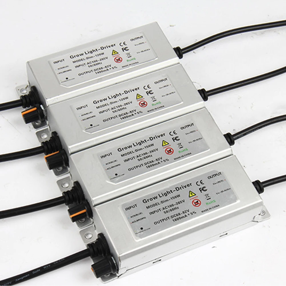 LED Power Supply 100W 150W Waterproof LED Power Supply Driver Input AC85-265V With Plug Low Voltage LED Transformer Driver