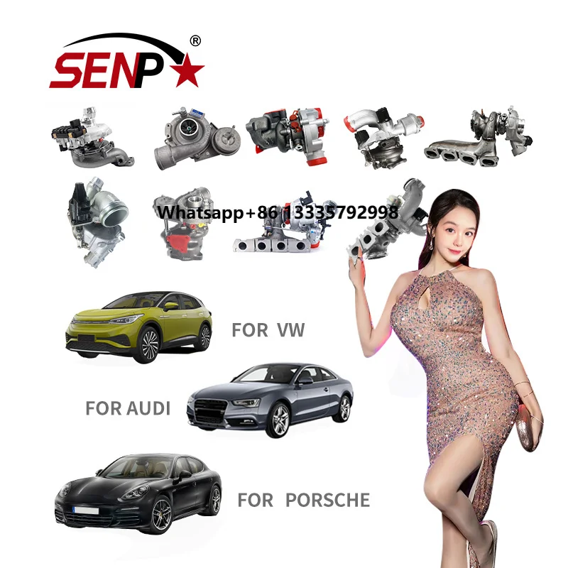 

SENPEI Auto Engine Parts Turbo Kit diesel’ Engine Turbocharger Universal Turbocharger & Parts Turbo for AUDI‘ VW PORSCHE