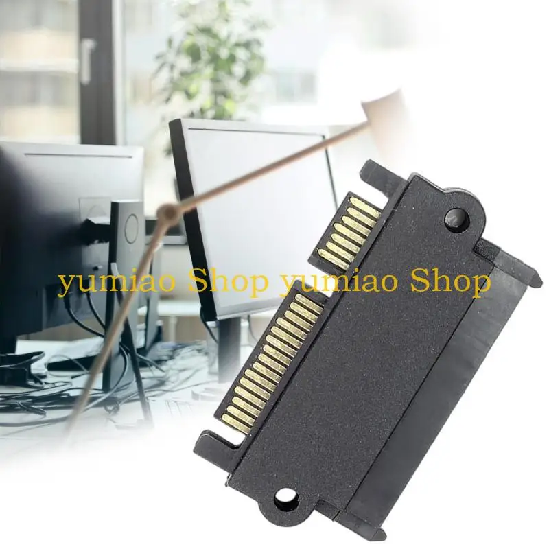 587B SATA7+15Pin Male to Female Adapter for 2.5in/3.5inch HDD Connection 6Gbps Data