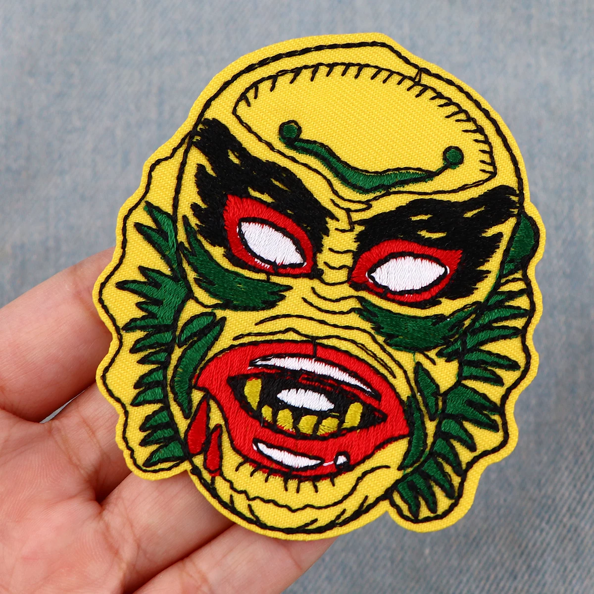 Halloween Series Patches On Clothes Horror Things Embroidered Patches Cartoon Badges Iron On Patch DIY Clothing Accessories