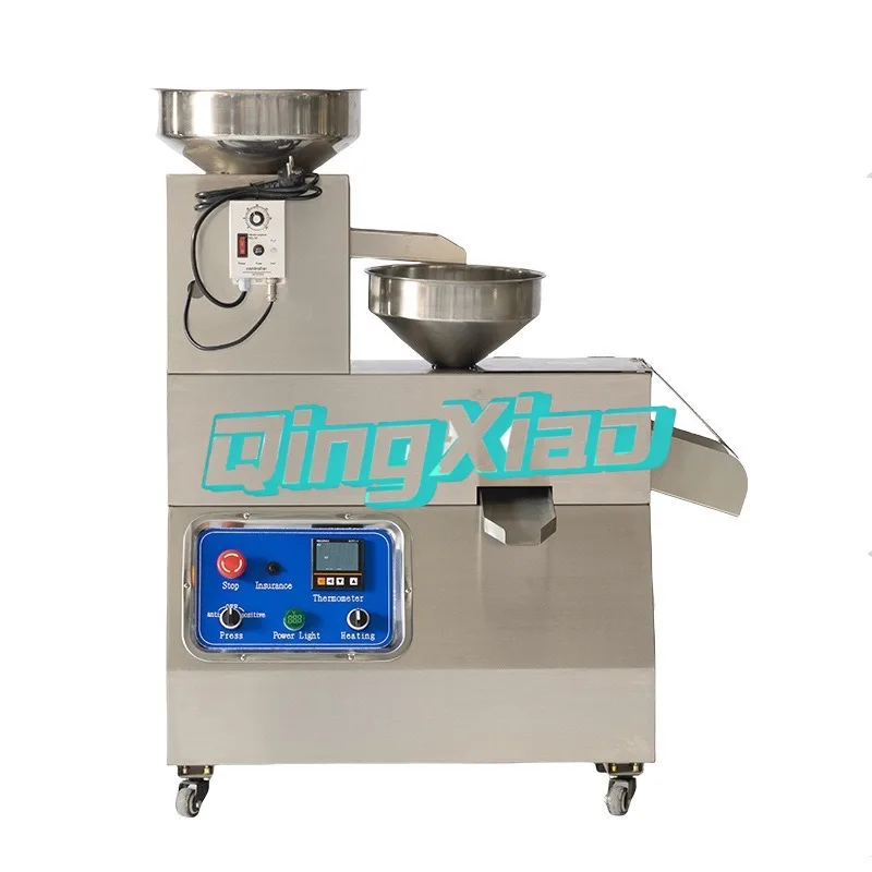 58 Tabletop Stainless Steel Spiral Fully Automatic Oil Press Equipment Industry Machinery Equipment Specific Machine