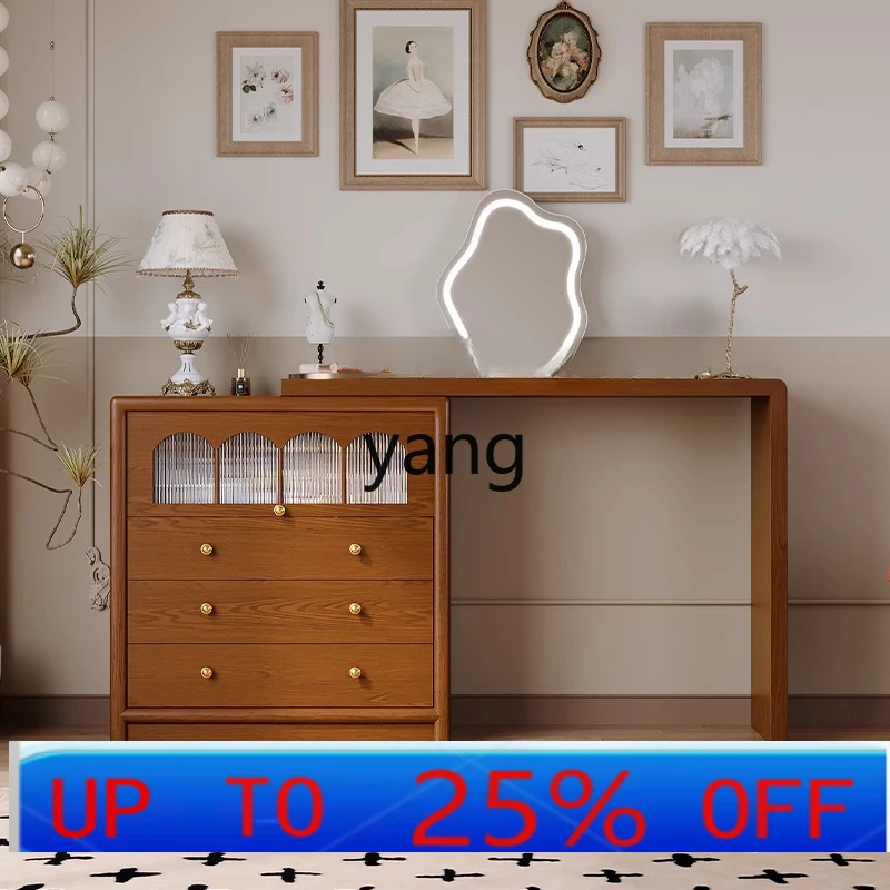 

LH French medieval chest integrated dresser bedroom retractable storage cabinet