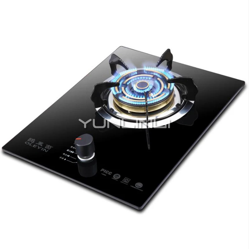 Single-burner Gas Stove Gas Burner Cooktop Hob Embedded/Table Type Furnace Household Gas Stoves For Home JZY-G610T