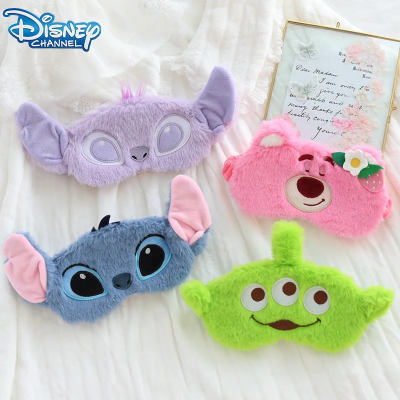 Disney Stitch Plush Eye Mask Cartoon Cartoon Cute Eye Mask Travel Sleeping Eye Mask Furniture Party Children\'s Gifts