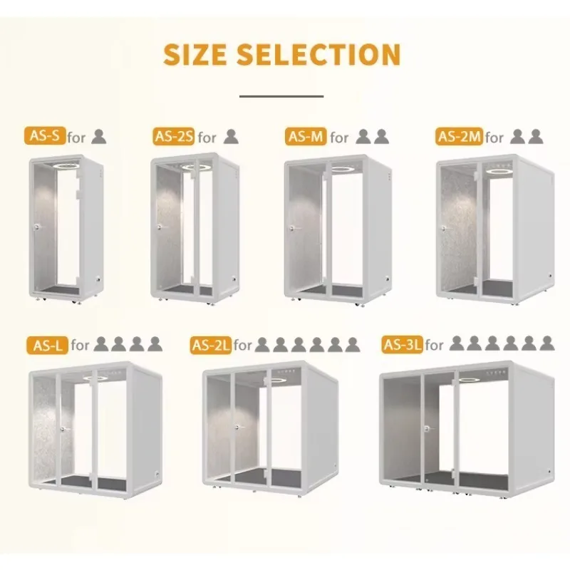 Easy Install Privacy Home Office Pod Office Meeting Soundproof Booth Soundproof Isolation Recording Booth
