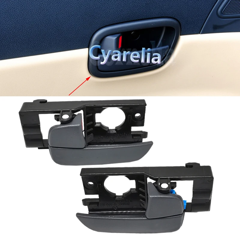 Dark Gray Front Rear Left Right Car Interior Inner Door Handle Replacement Auto Accessories for Hyundai Accent 2006-2011