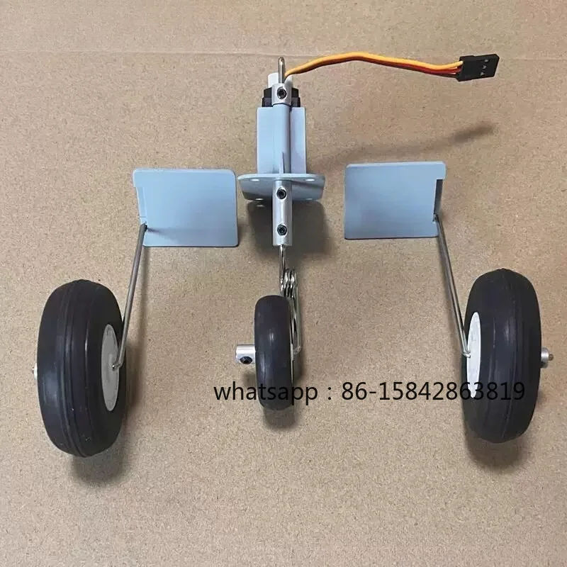 Servo Nose Wheel Steering Landing Gear Replacement Parts for RC P15 P.15 Ducted Jet Plane