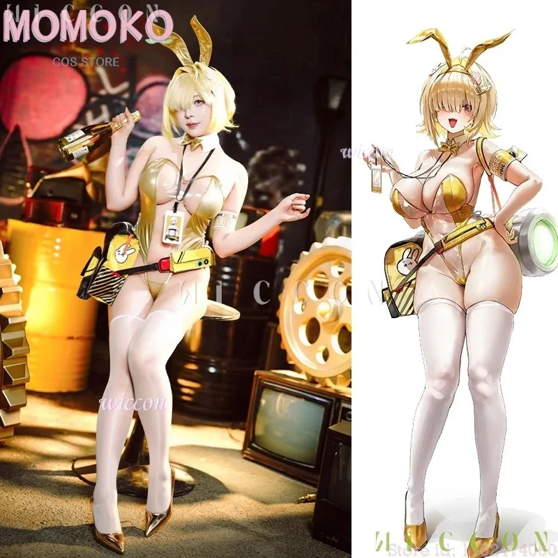 

didi 211Elegg Nikke Goddess of Victory Cosplay disfraz adulto Bunny Girls Outfit Costume Transparent Bikini Halloween Gam
