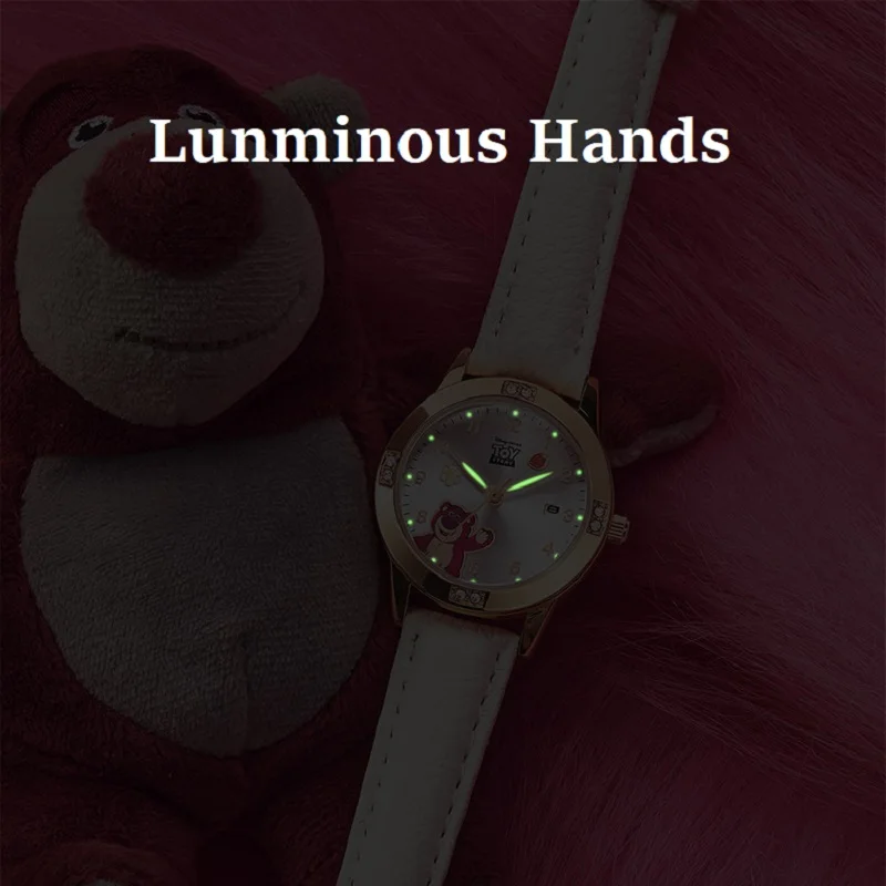 Disney For Children Watch Pixar Toy Story Lotso Cartoon Quartz Wriastwatch Date Boy Girl Student Kids детские часы для девоче