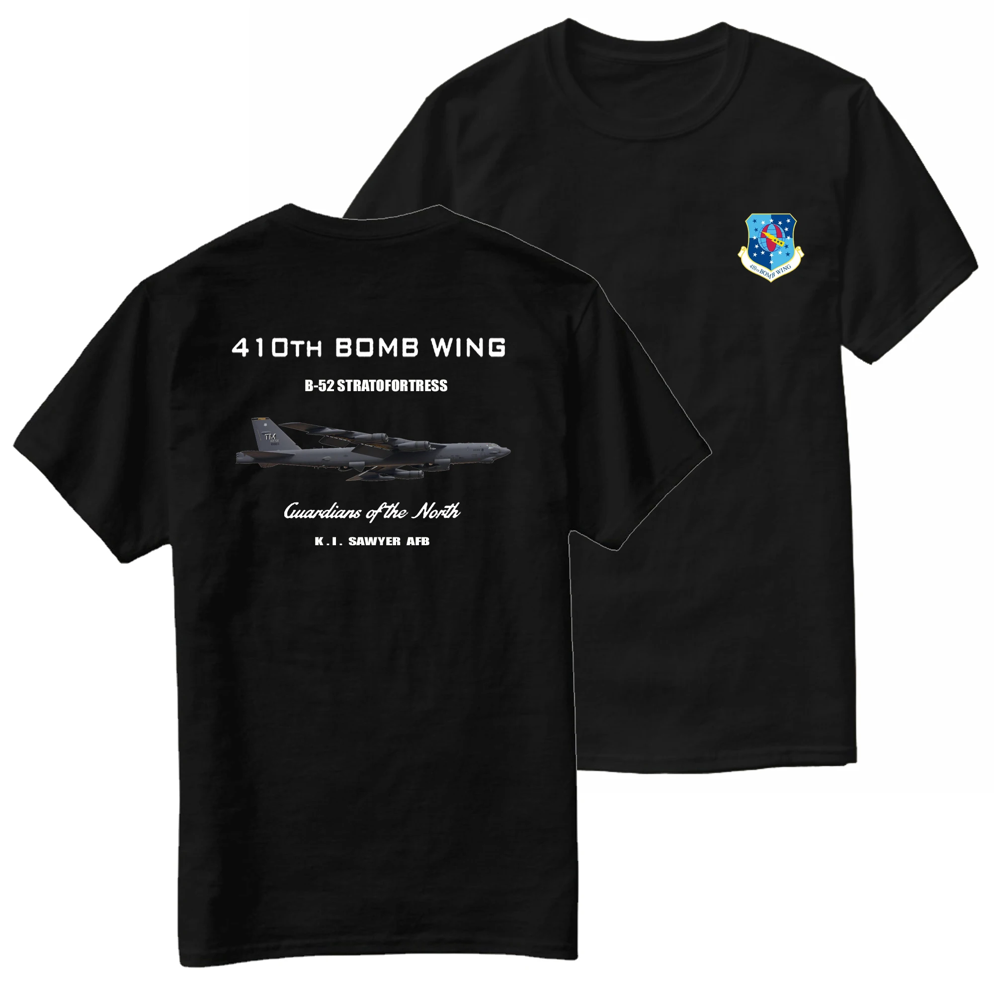 USAF B52 Stratofortress 410th Bomb Wing Squadron T-Shirt 100% Cotton O-Neck Summer Short Sleeve Casual Mens T-shirt Size S-3XL