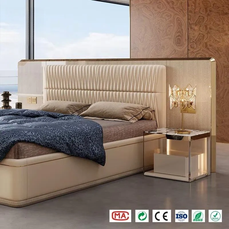 Modern Luxury Italian Bedroom Furniture Set Premium Master Suite Full Villa Customization Service High End Home Decor