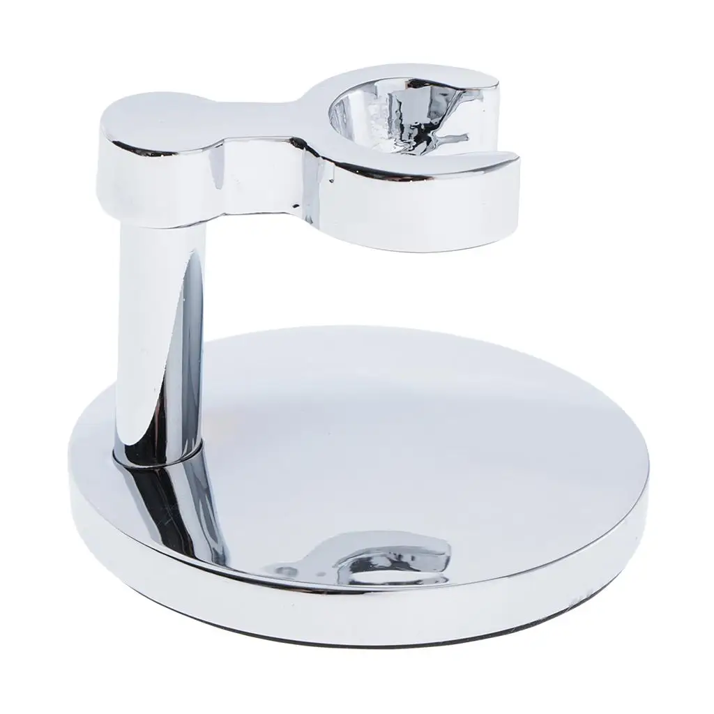 남성용 스테인레스 스틸 스탠드, 양면 면도기, 금속 거치대