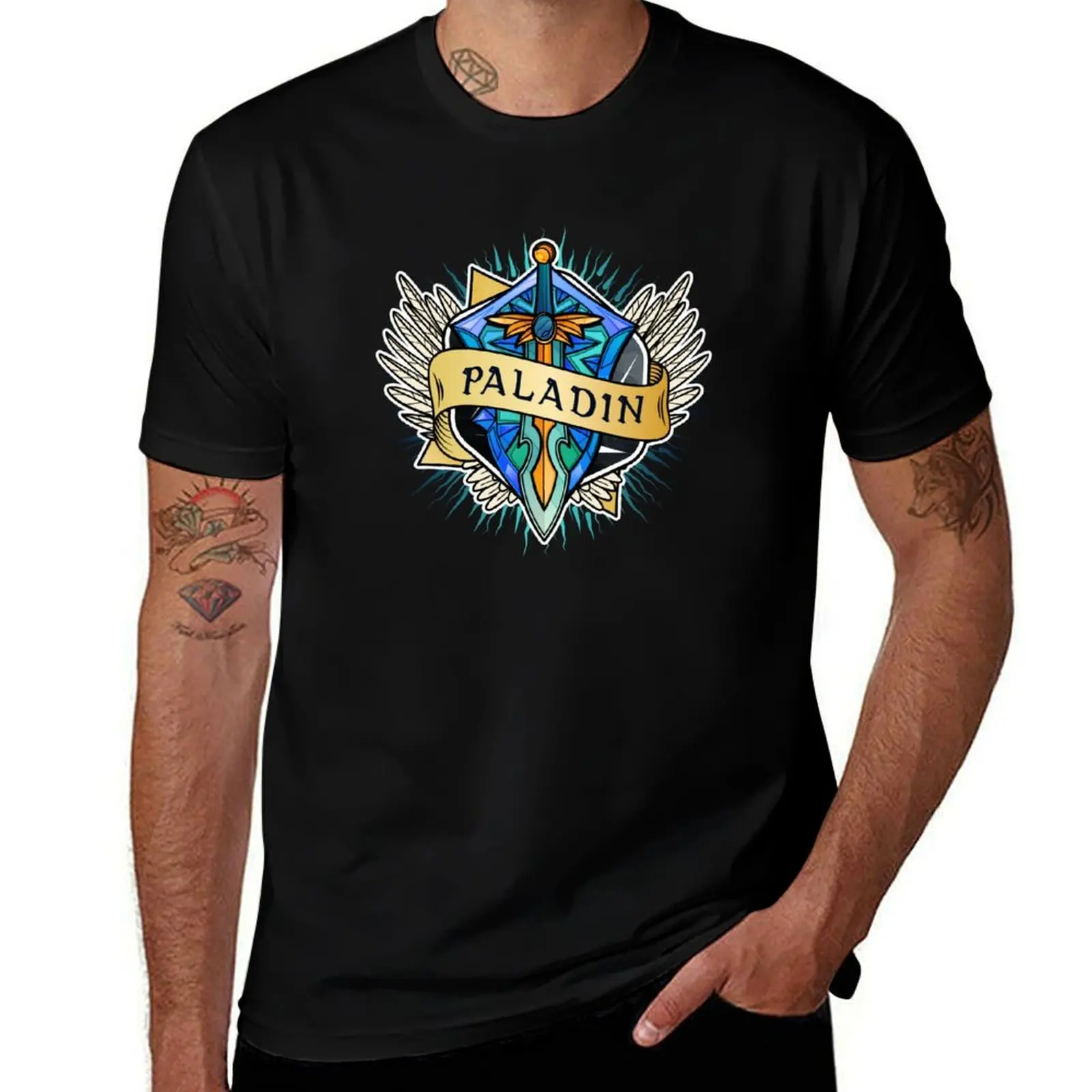 DND - Paladin T-Shirt Anti-Perspiration Workout Top T-Shirt