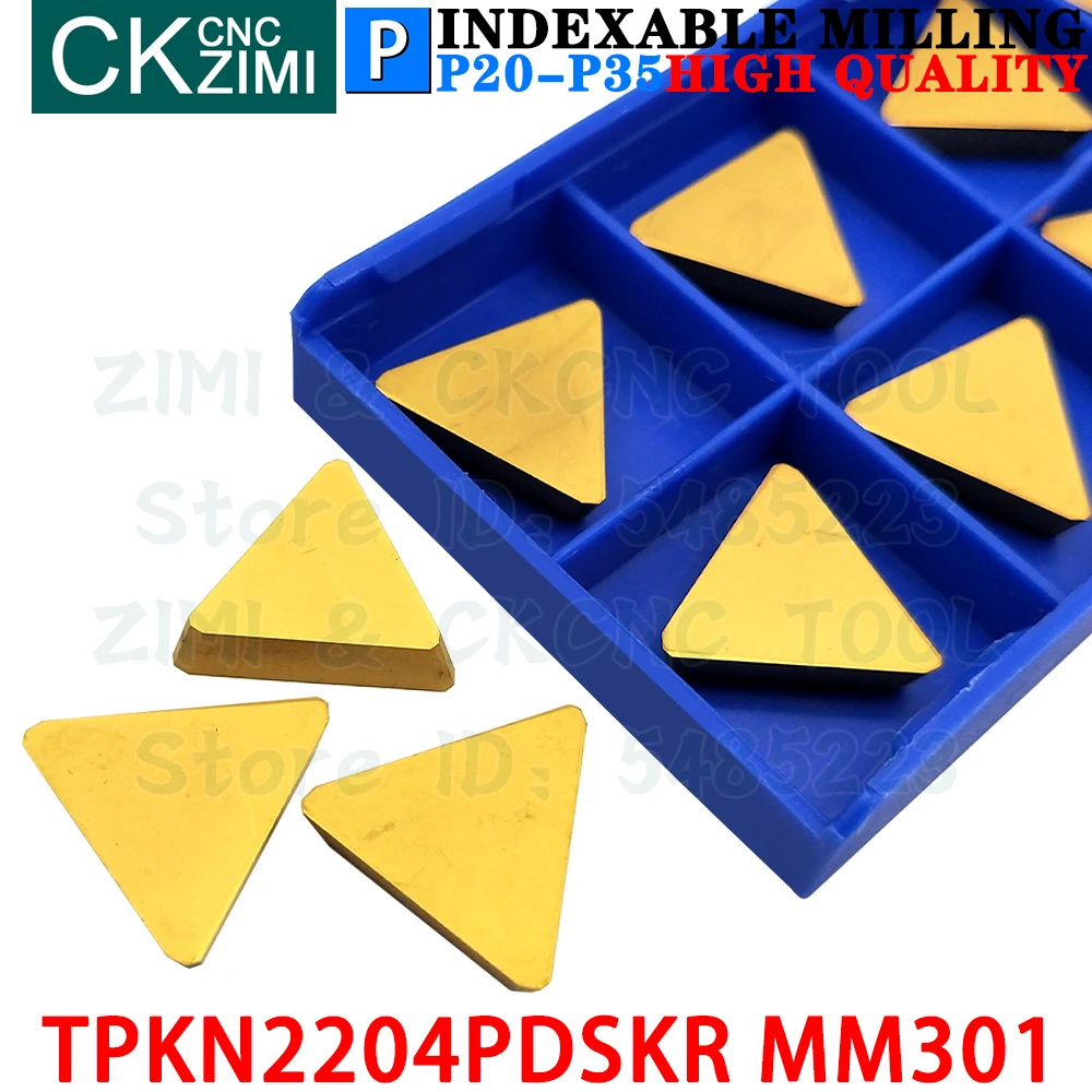 TPKN2204PDSKR MM301 TPKN 2204 PDSKR MM301 carbide inserts milling inserts tools CNC Indexable Cutting Turning cutter lathe Tool