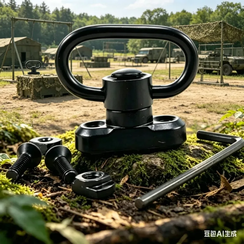 

MLOK QD Sling Base Metal Floating Cup Swivel Ring Universal Holder for Outdoor Single Double Point Sling Attachments