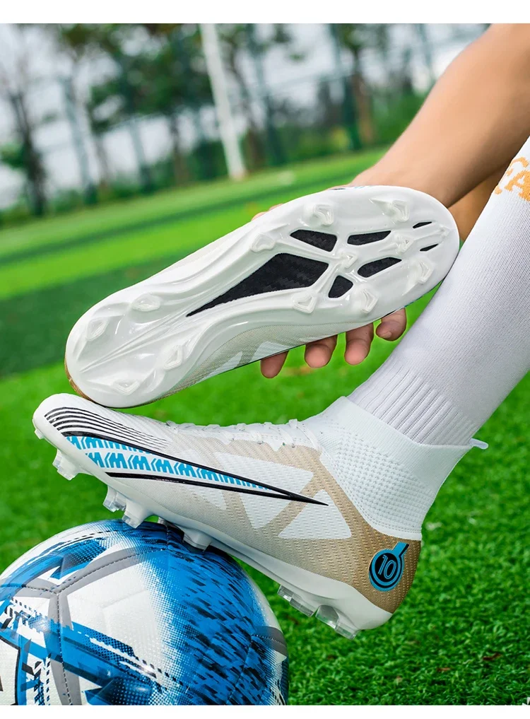 Herren Fußballschuhe Professionelle Original Widerstandsfähige Männer-Trainingsschuhe Atmungsaktive Hochwertige Fußballstiefel Rutschfeste Fußballschuhe – Detail 20