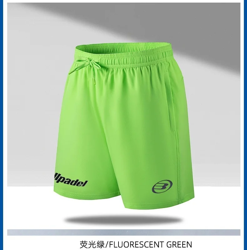 Nieuwe Zomer Heren Sport Shorts Heren Ademende Tennisshort Sneldrogende Badmintonbroek Outdoor Hardloopfitness Sportkleding