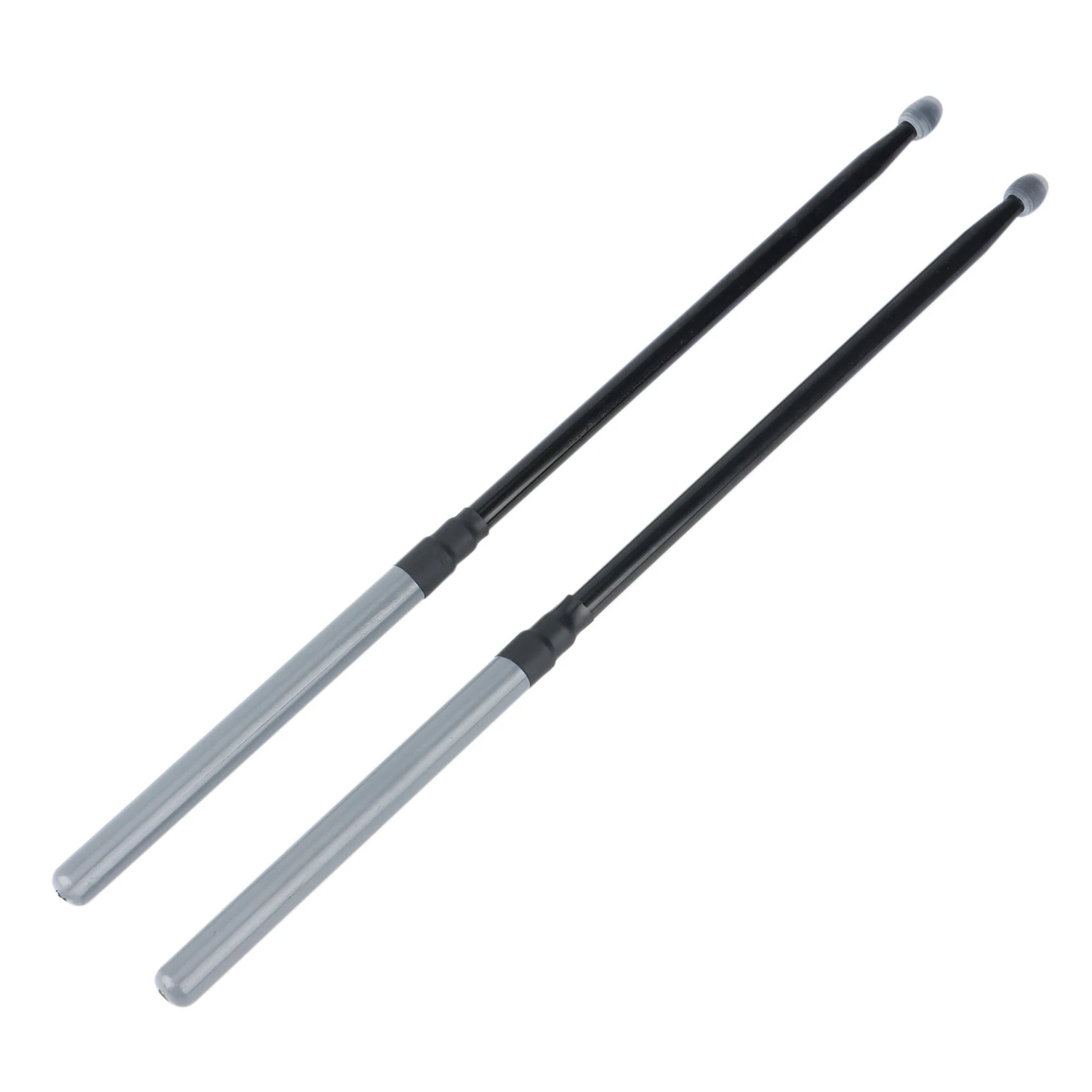 1Pair 5A Aluminium Alloy Drum Sticks with Head Cover for Drum and Jazz Drum Strength Practicing Endurance Exercises,C